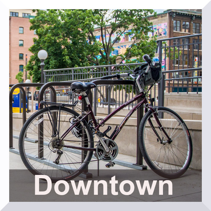Downtown Bike Rack