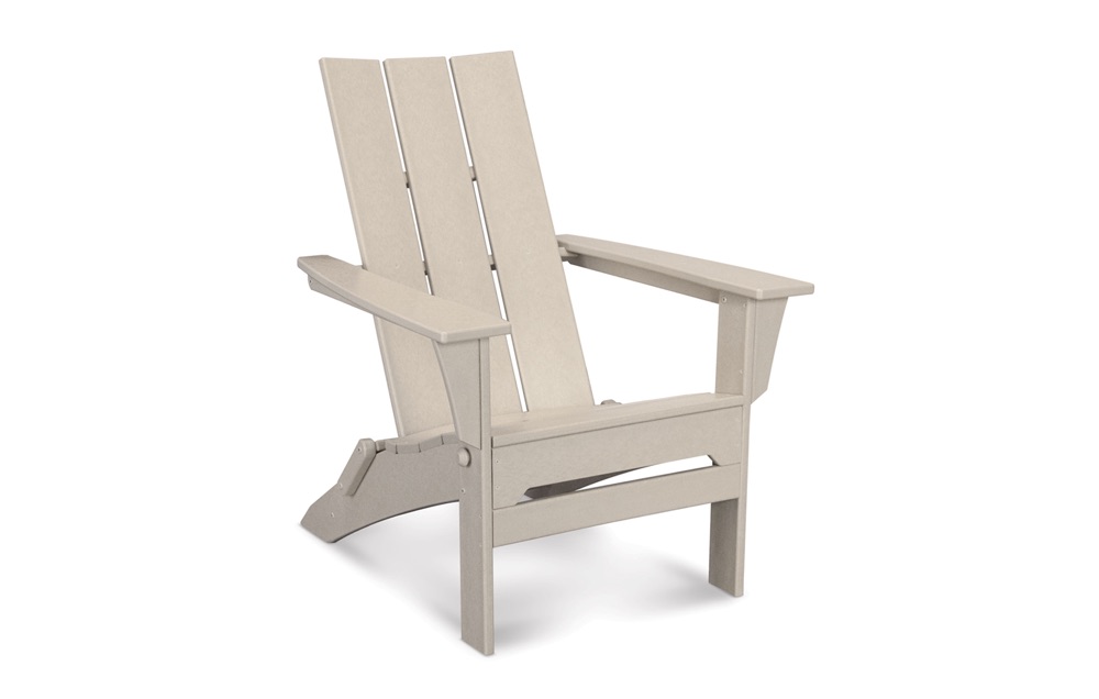 Texawood Recycled Plastic Lumber Contemporary Adirondack Chair