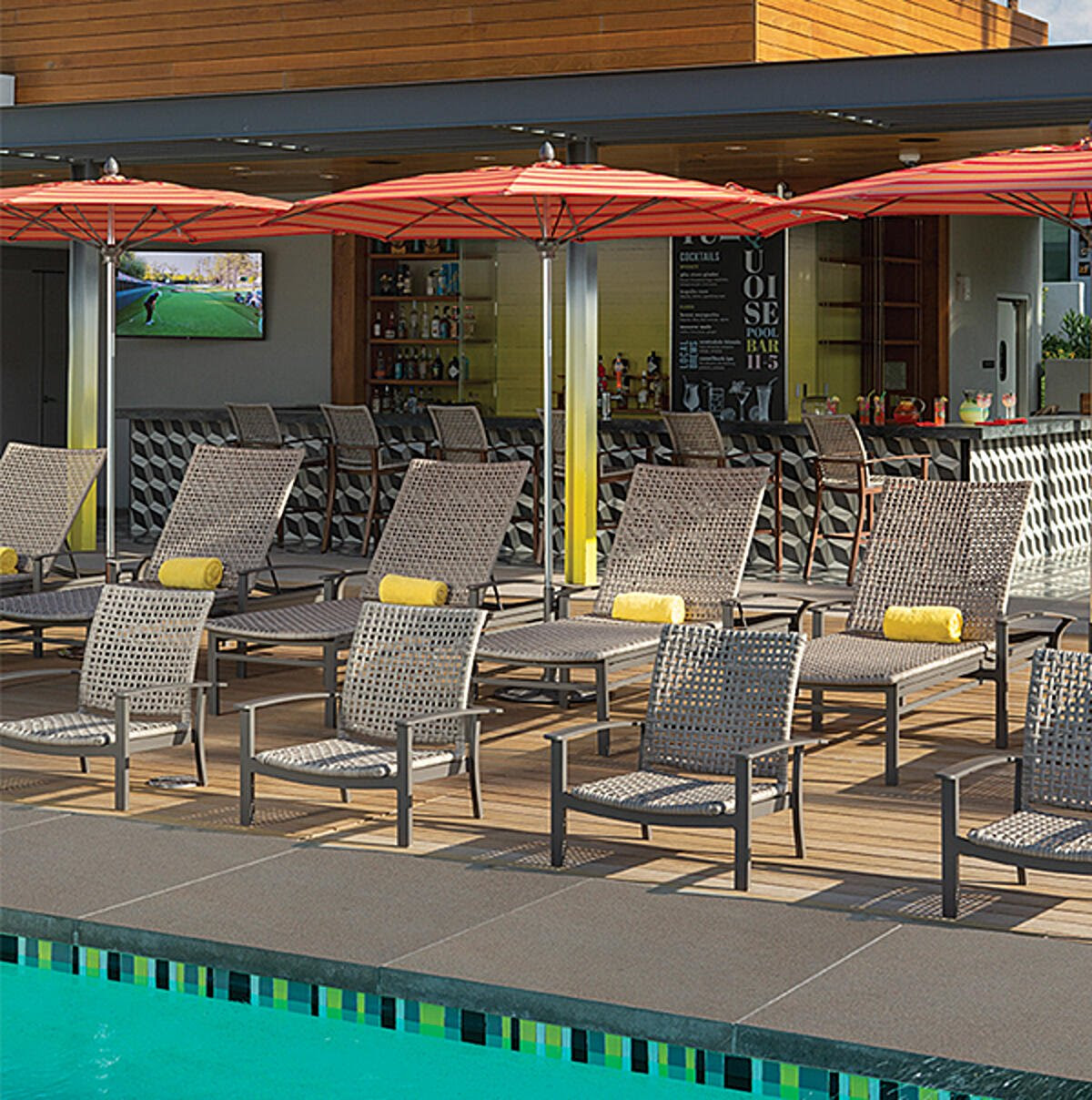 Alon Collection Upscale Poolside Furnishings