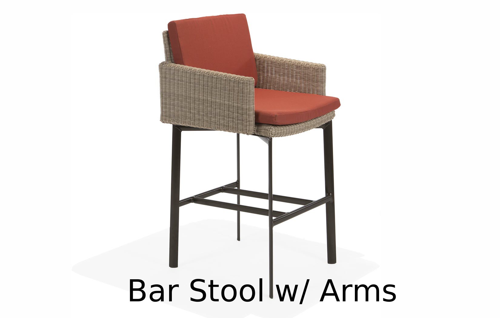 Coeur DAlene Collection Bar Stool with Arms