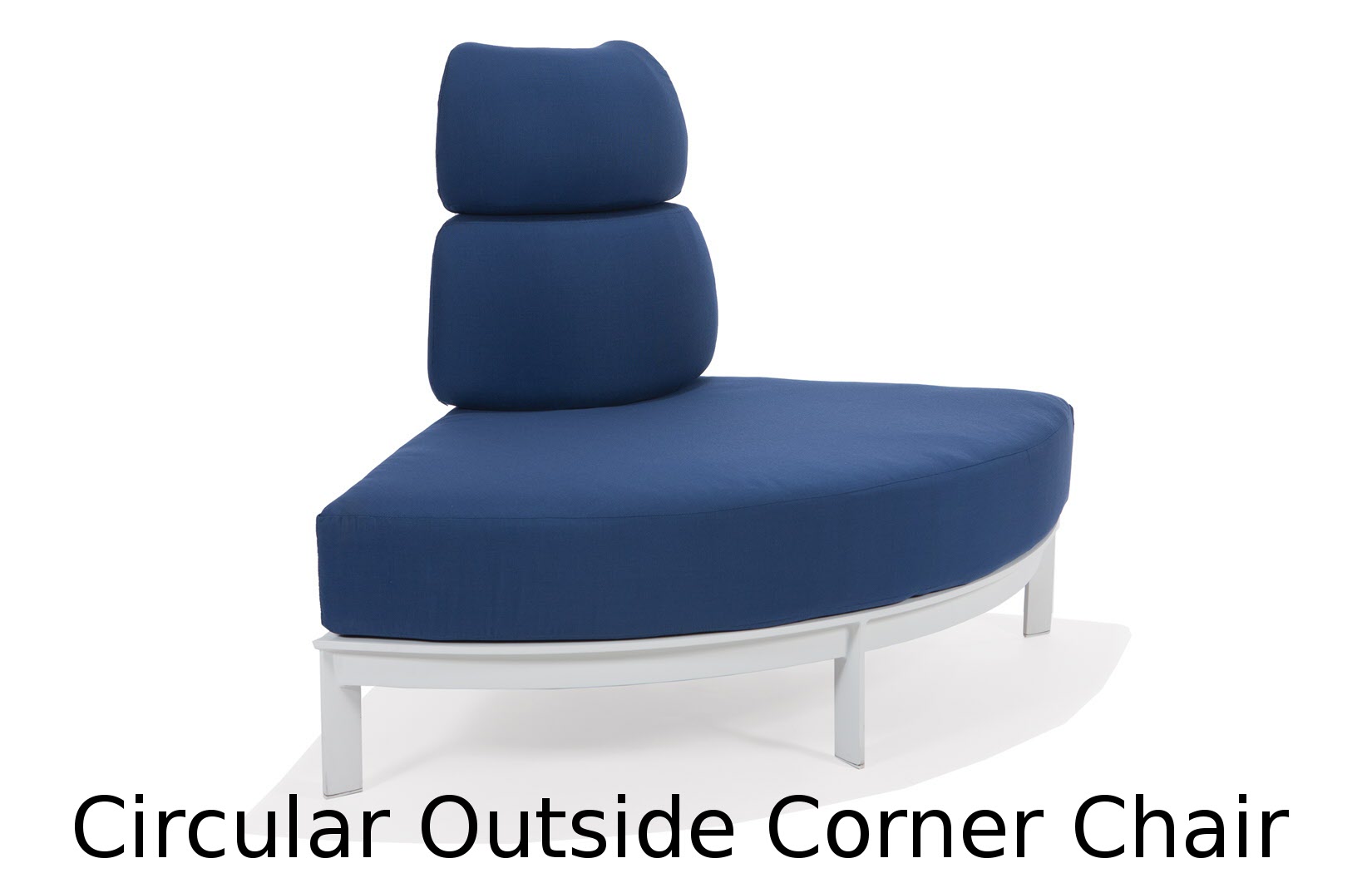 Edge Modular Collection Circular Outside Corner Chair