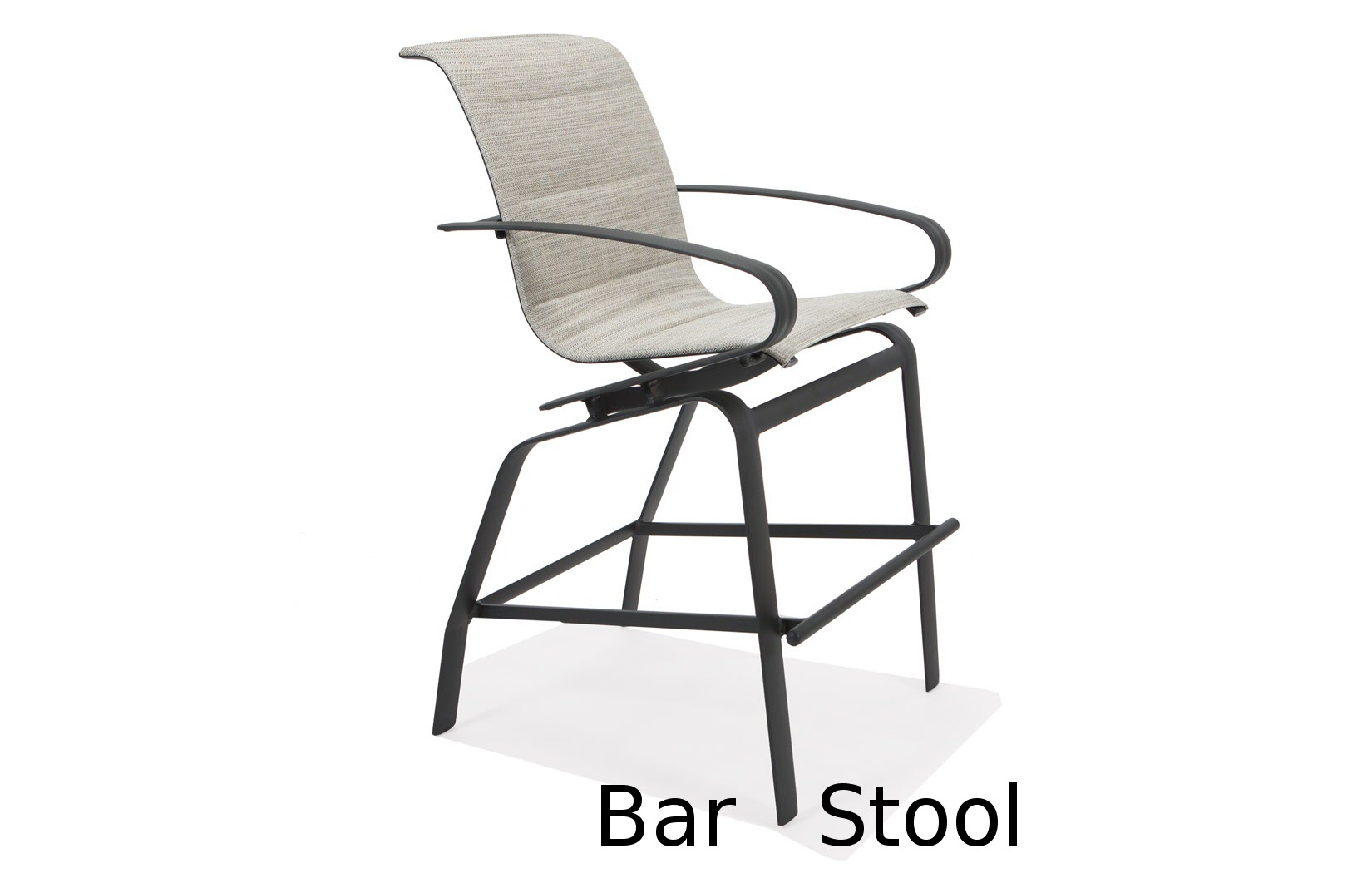 Edge Padded Sling Collection Bar Stool