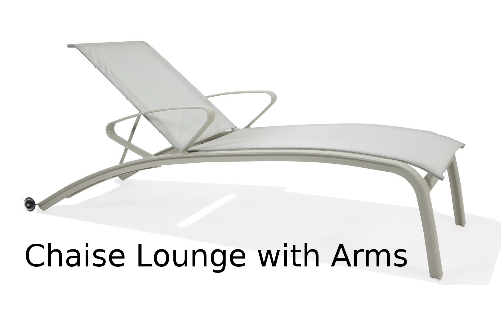 Edge Sling Collection Chaise Lounge with Arms