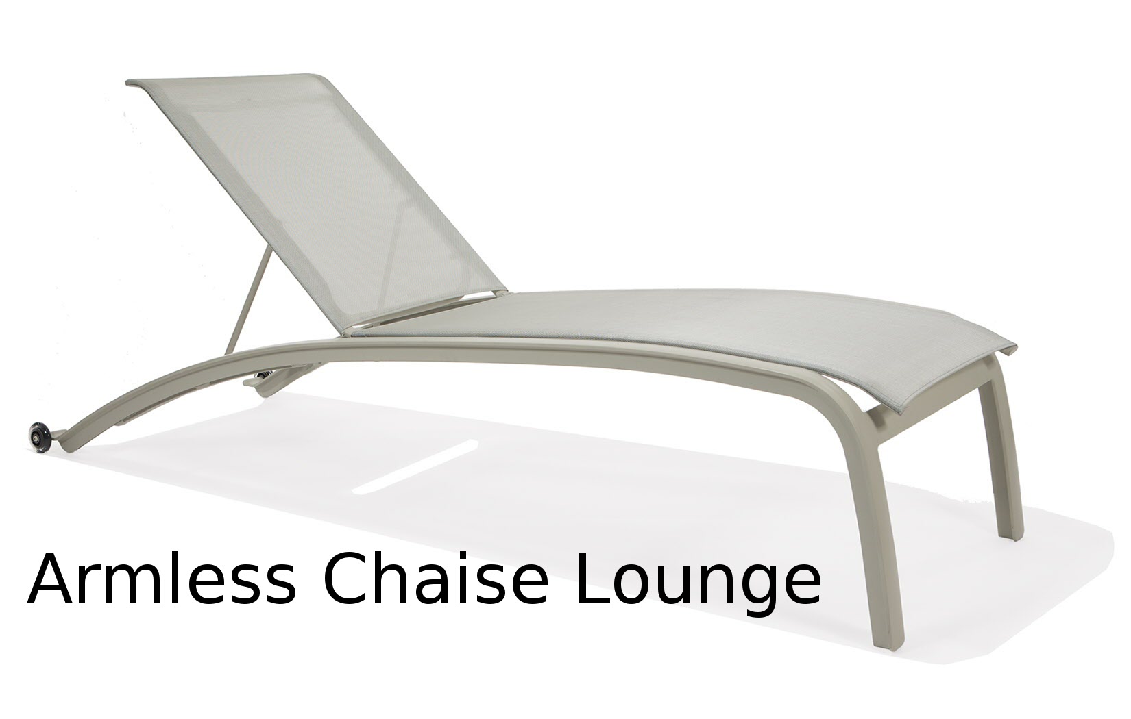 Edge Sling Collection Armless Chaise Lounge