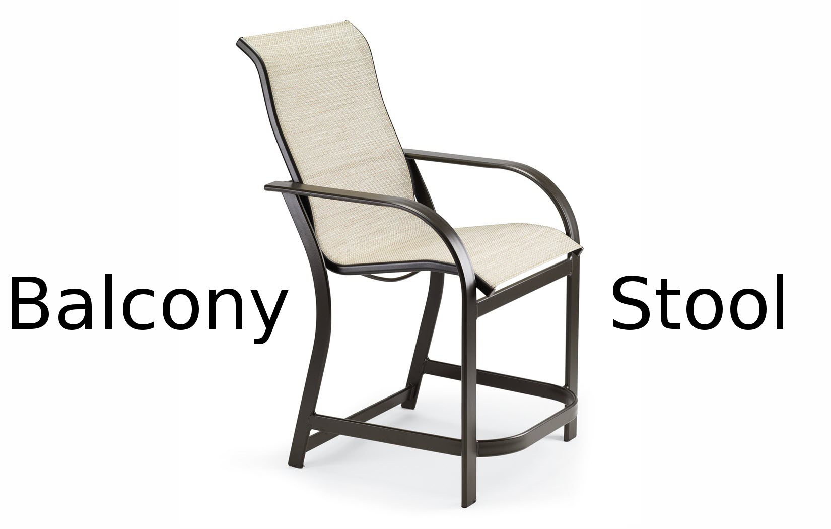 Key West Sling Collection Balcony Stool