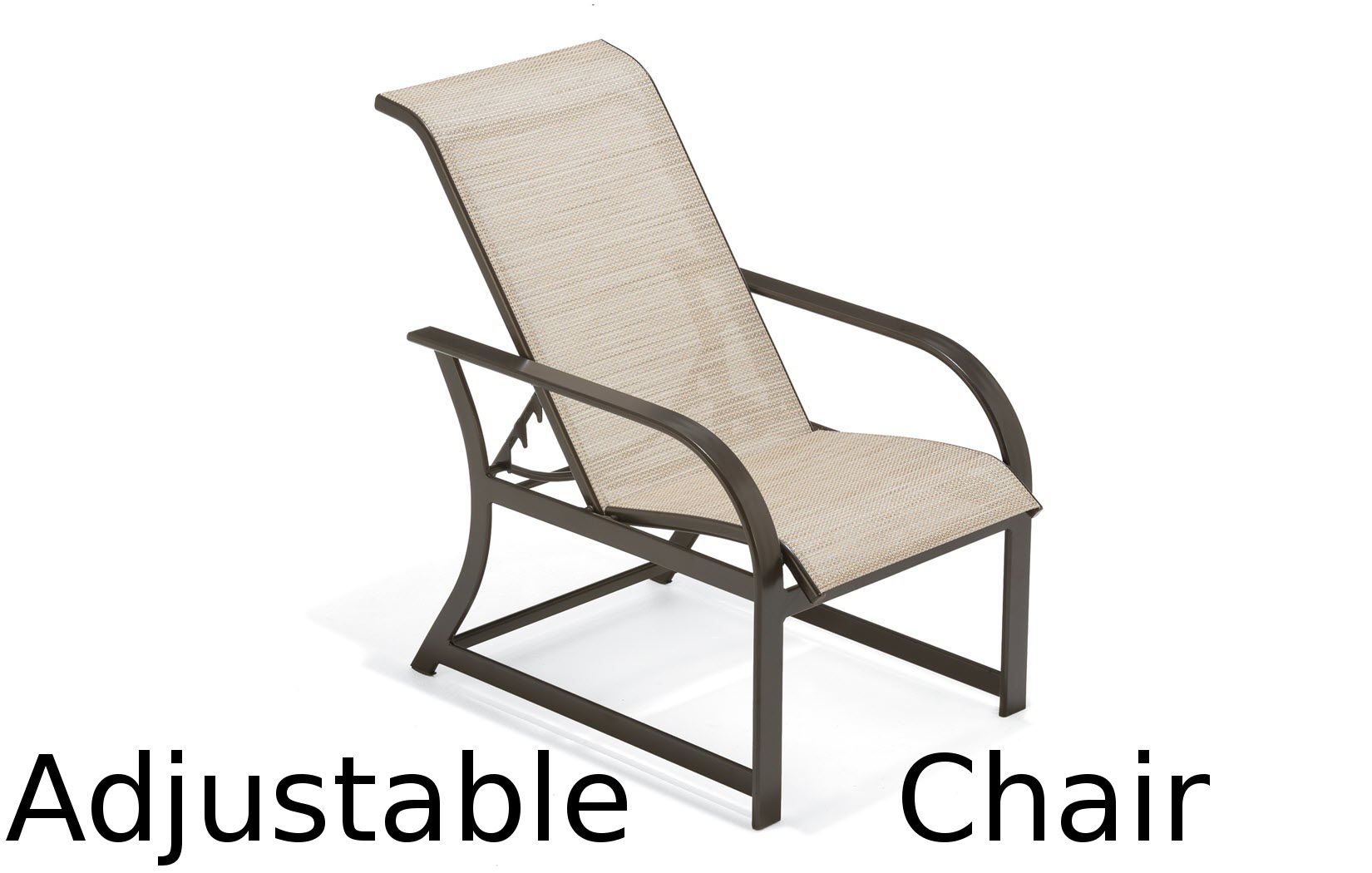 Key West Sling Collection Adjustable Lounge Chair
