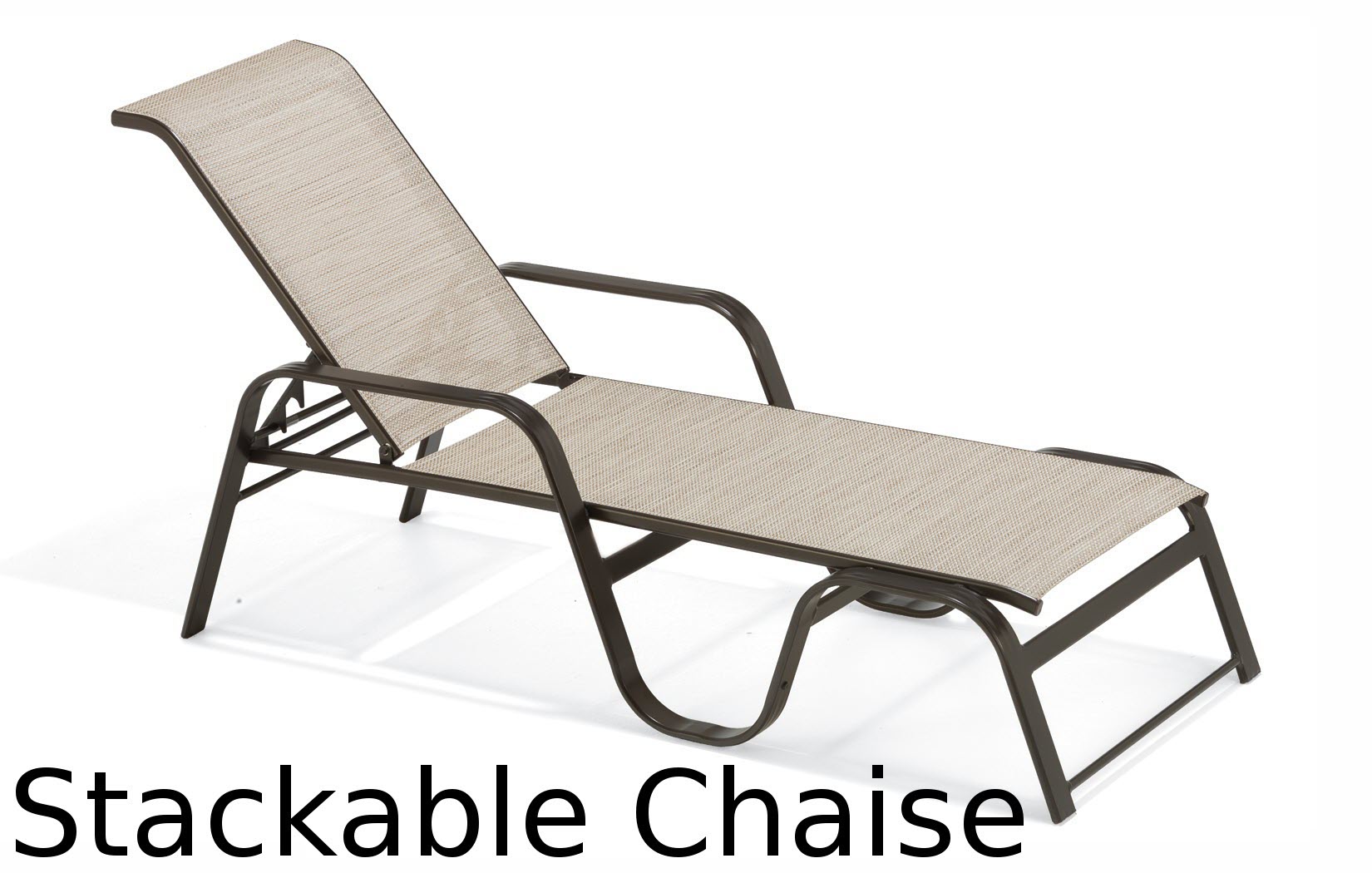 Key West Sling Collection Stackable Chaise Lounge