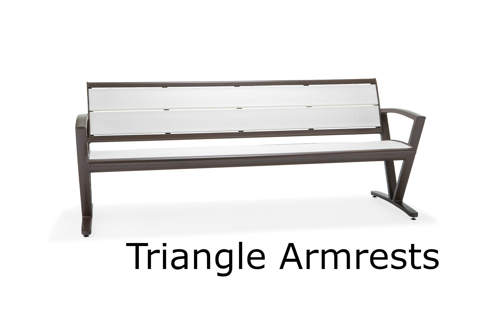 Seascape Collection Contour Bench with Triangle Arms
