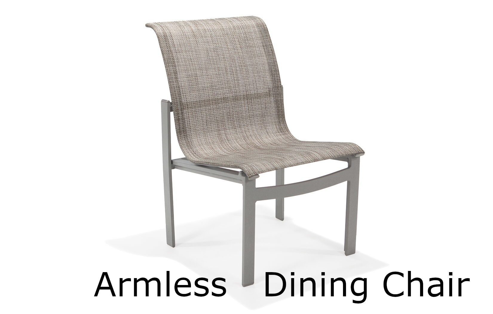 Meza Sling Collection Nesting Armless Dining Chair