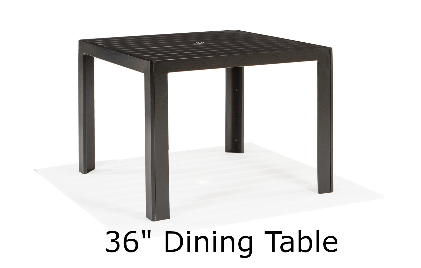 Meza Slat 36 Inch Square Dining Table
