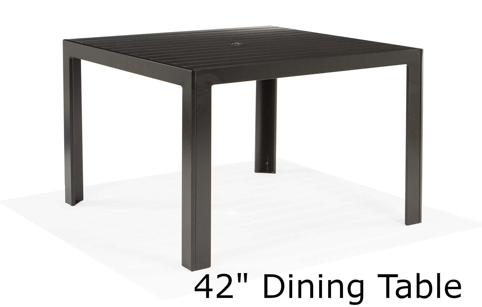 Meza Slat 42 Inch Square Dining Table