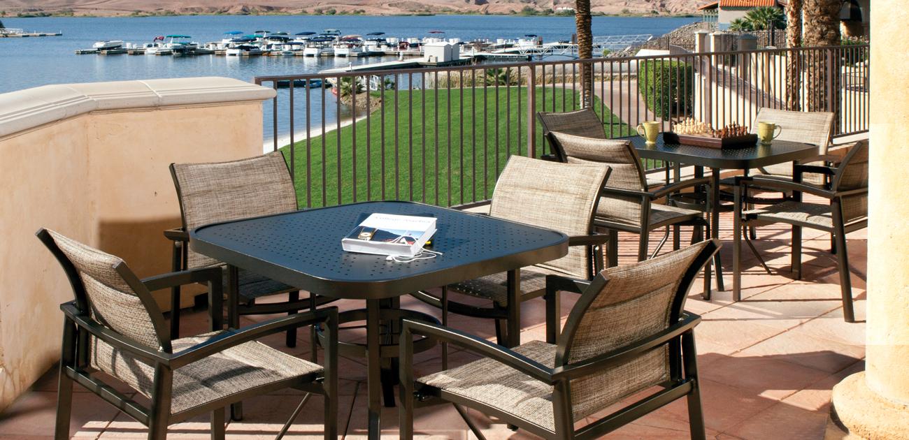 Vision Padded Sling Balcony Height Stools