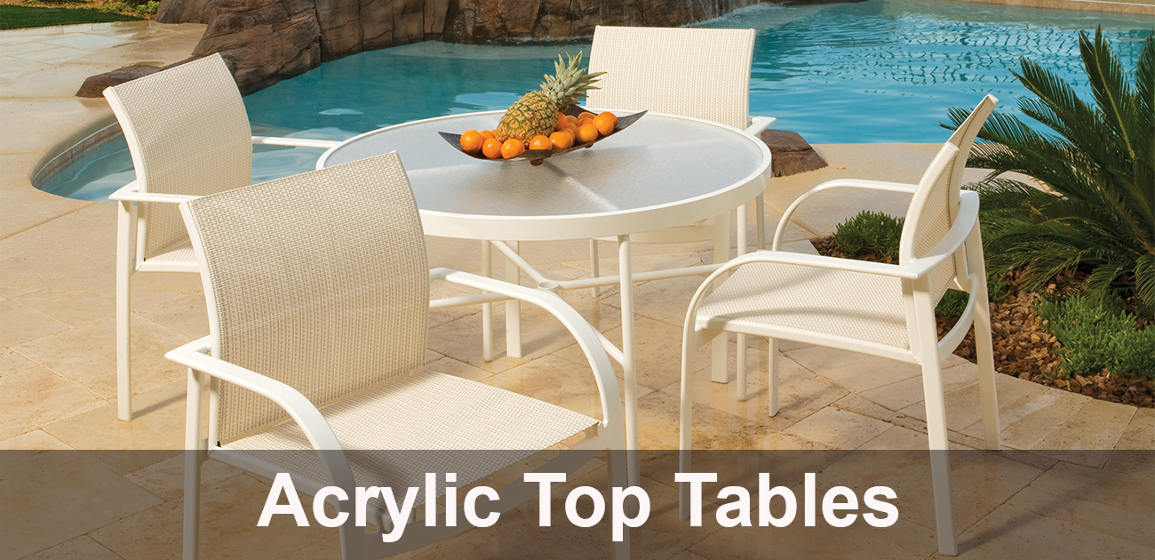 Acrylic Top Tables