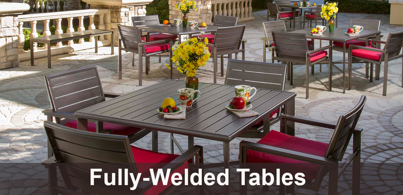 Meza Fully Welded Dining Tables