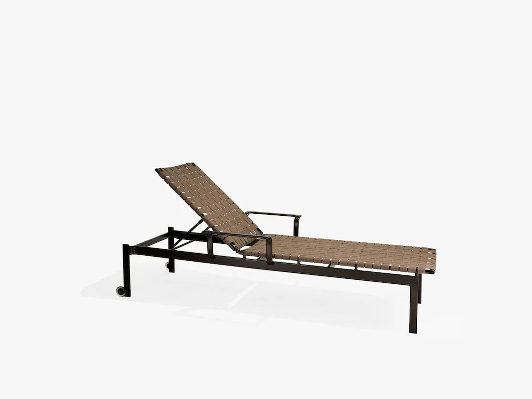 Meza Suncloth Weave Collection Nesting Chaise Lounge