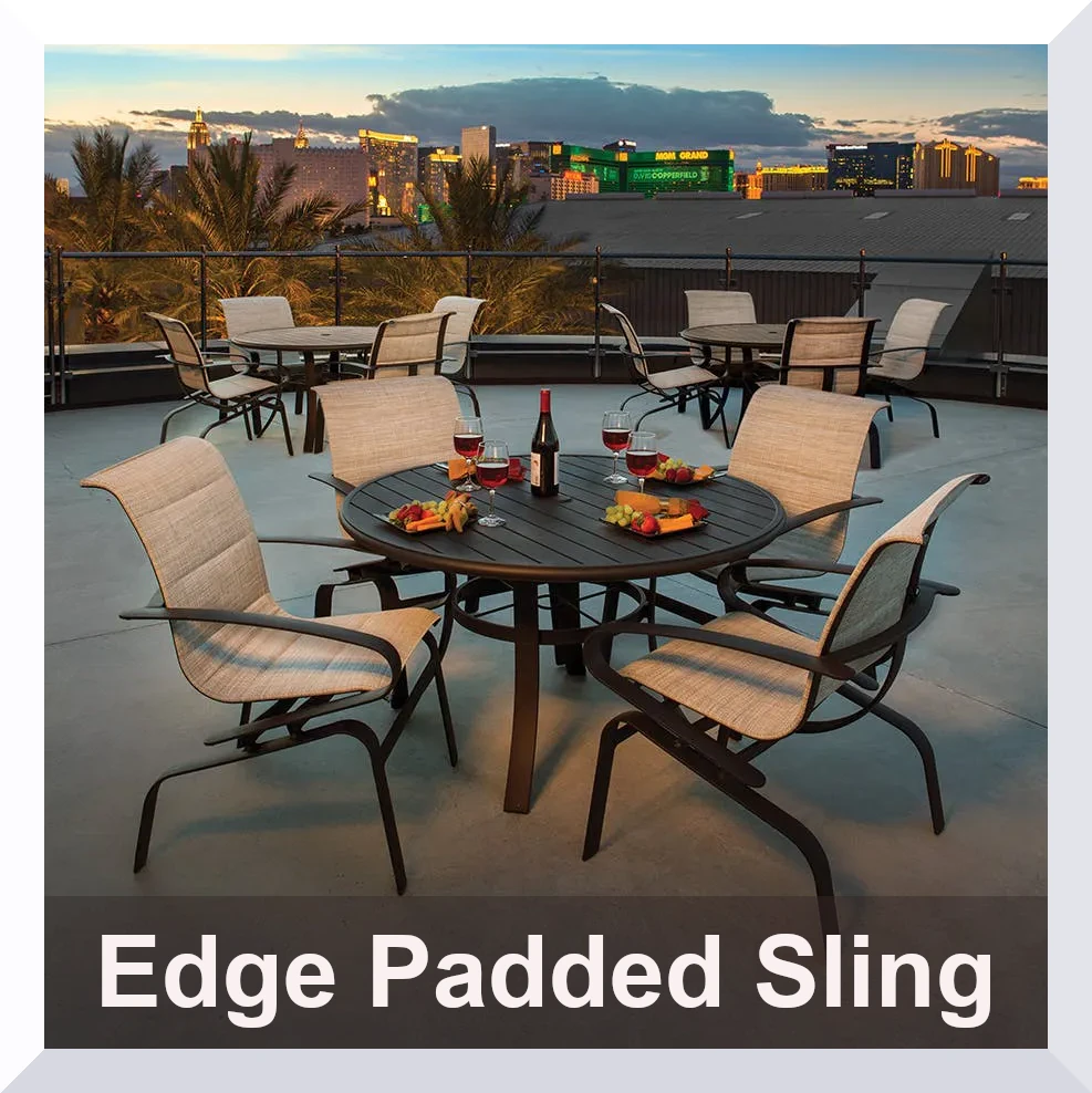 Edge Padded Sling Collection Dining Chair