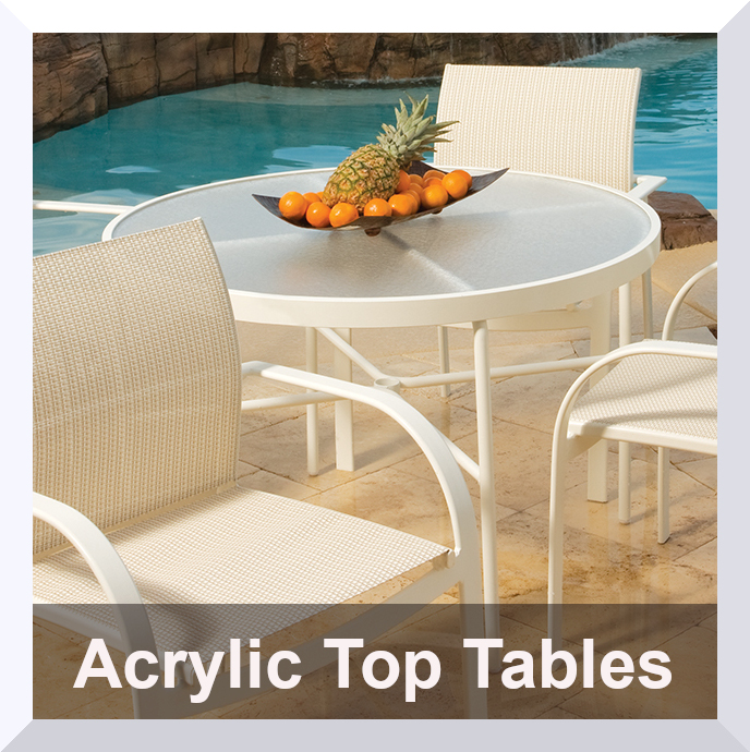 Acrylic Top Dining Tables