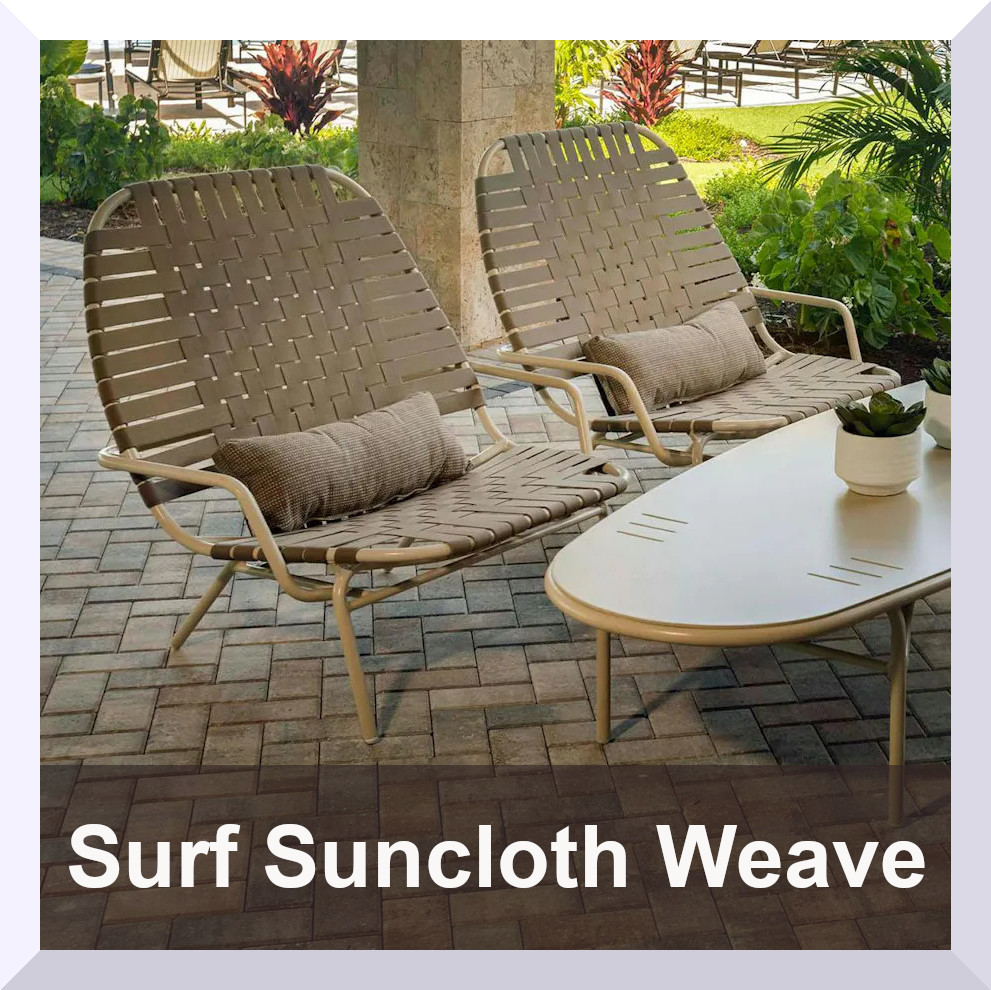 Surf Suncloth Weave Collection Xtra Wide Lounge Chair