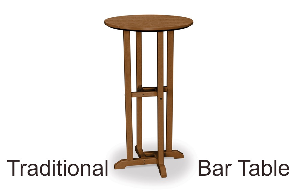 Texacraft Texawood Breeze Collection Traditional Bar Table