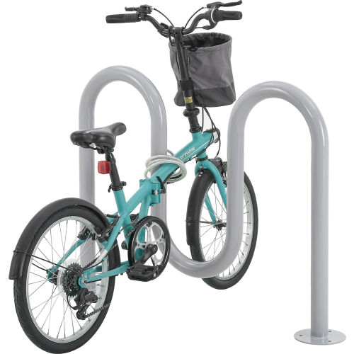 Global Industrial Deluxe 5-Bike Wave Bike Rack