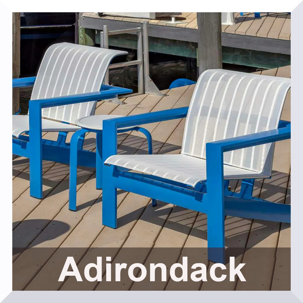 Mid-Height Adirondack Lounge Chairs by Texacraft