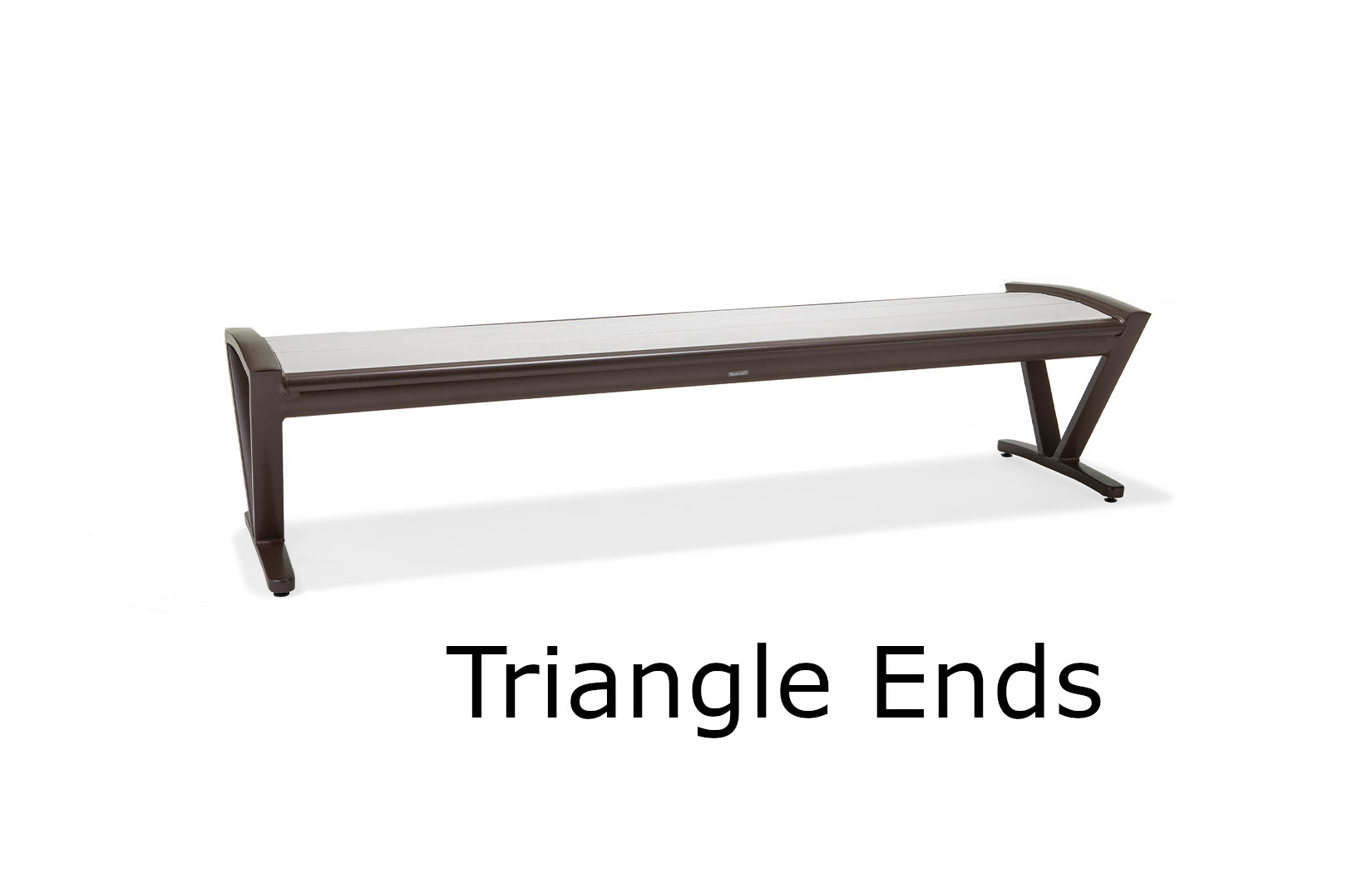 Seascape Collection 6' Flat Bench with Triangle Ends