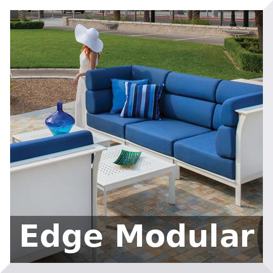 Edge Modular Cushion Collection Armless Chair by Texacraft