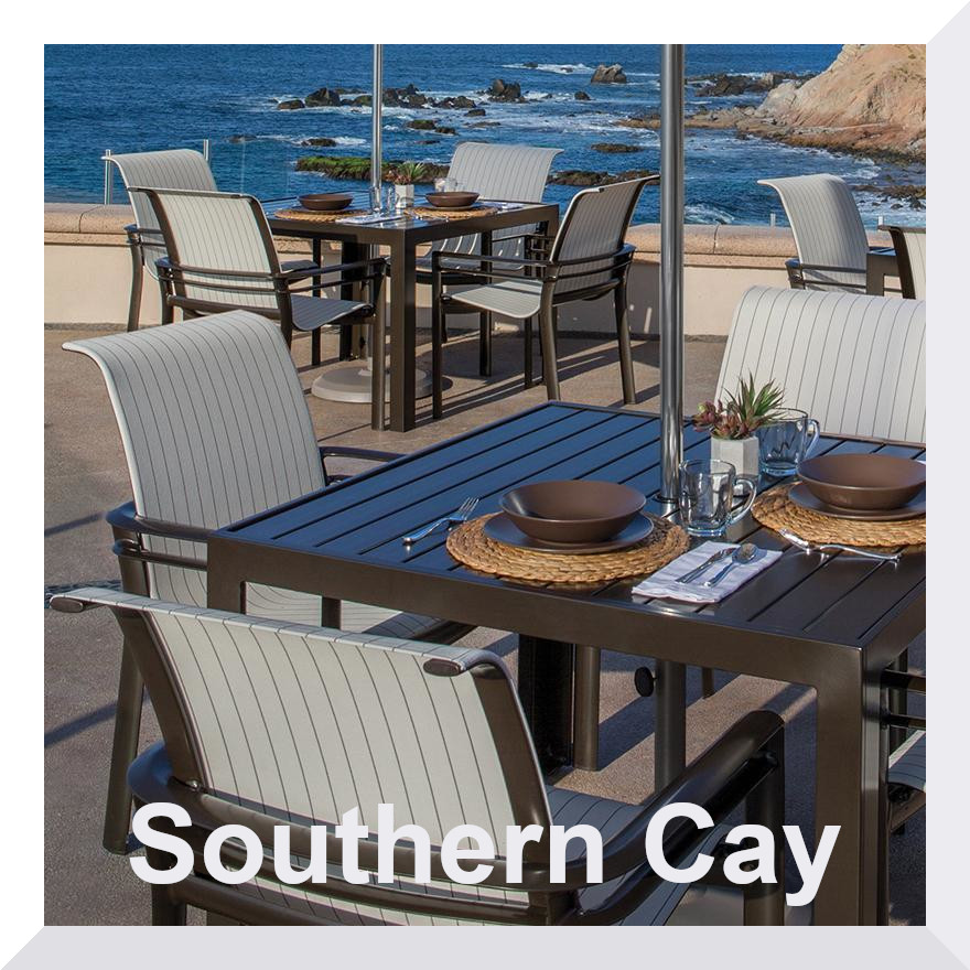 Southern Cay Sling Collection Stacking Sand Chair by Texacraft