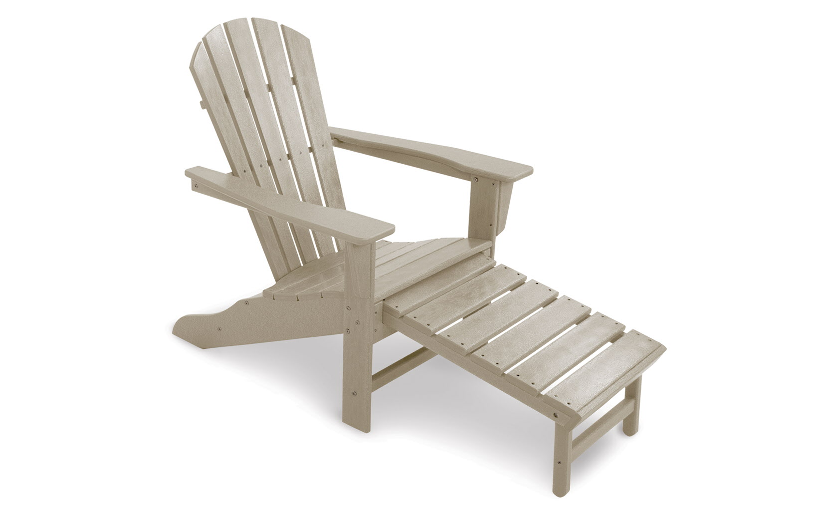 Texawood Adirondack Lounge Chair with Hideaway Ottoman by Texacraft