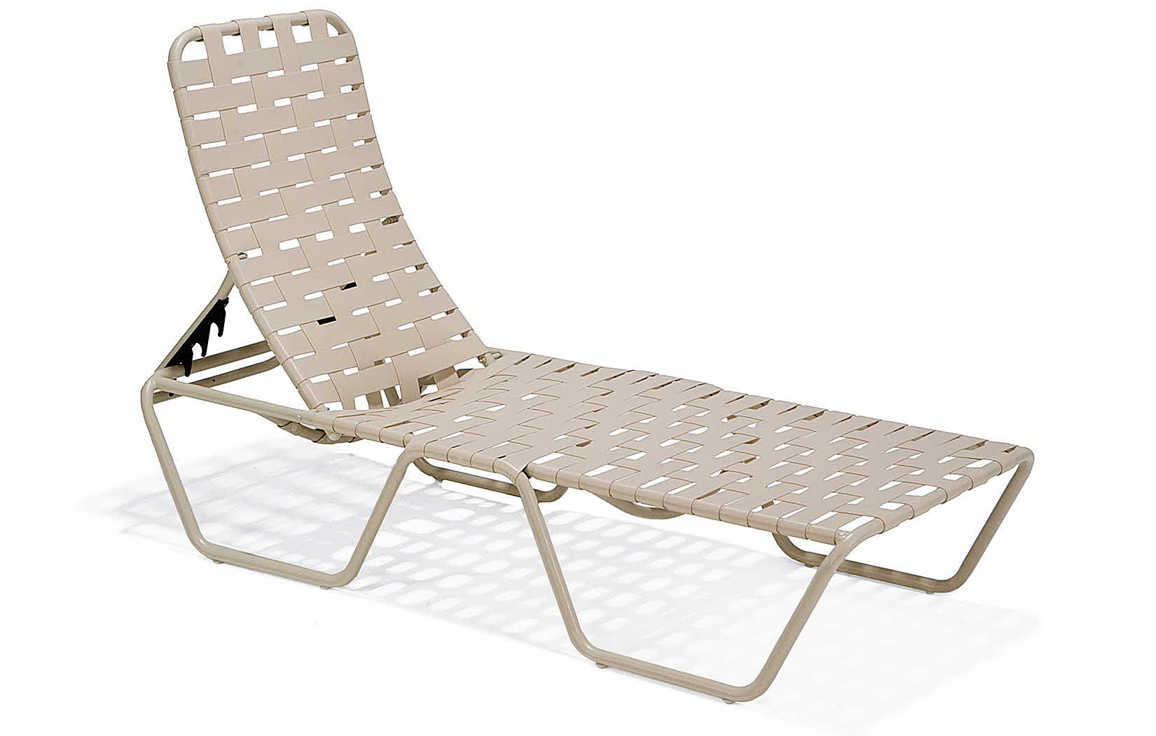 Oasis Crossweave Collection Stacking Chaise Lounge by Texacraft