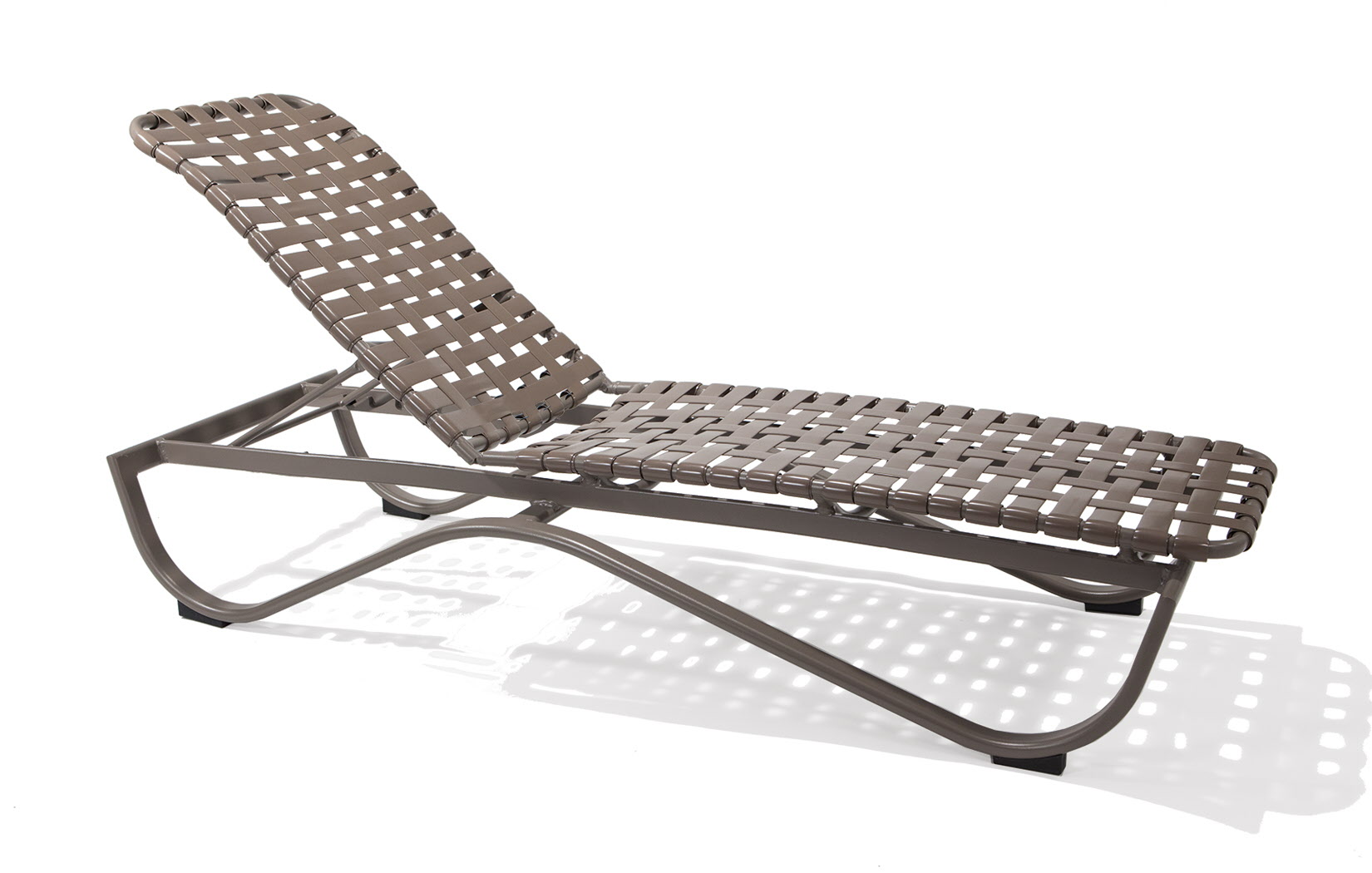 Scandia Crossweave Collection Stacking Chaise Lounge by Texacraft
