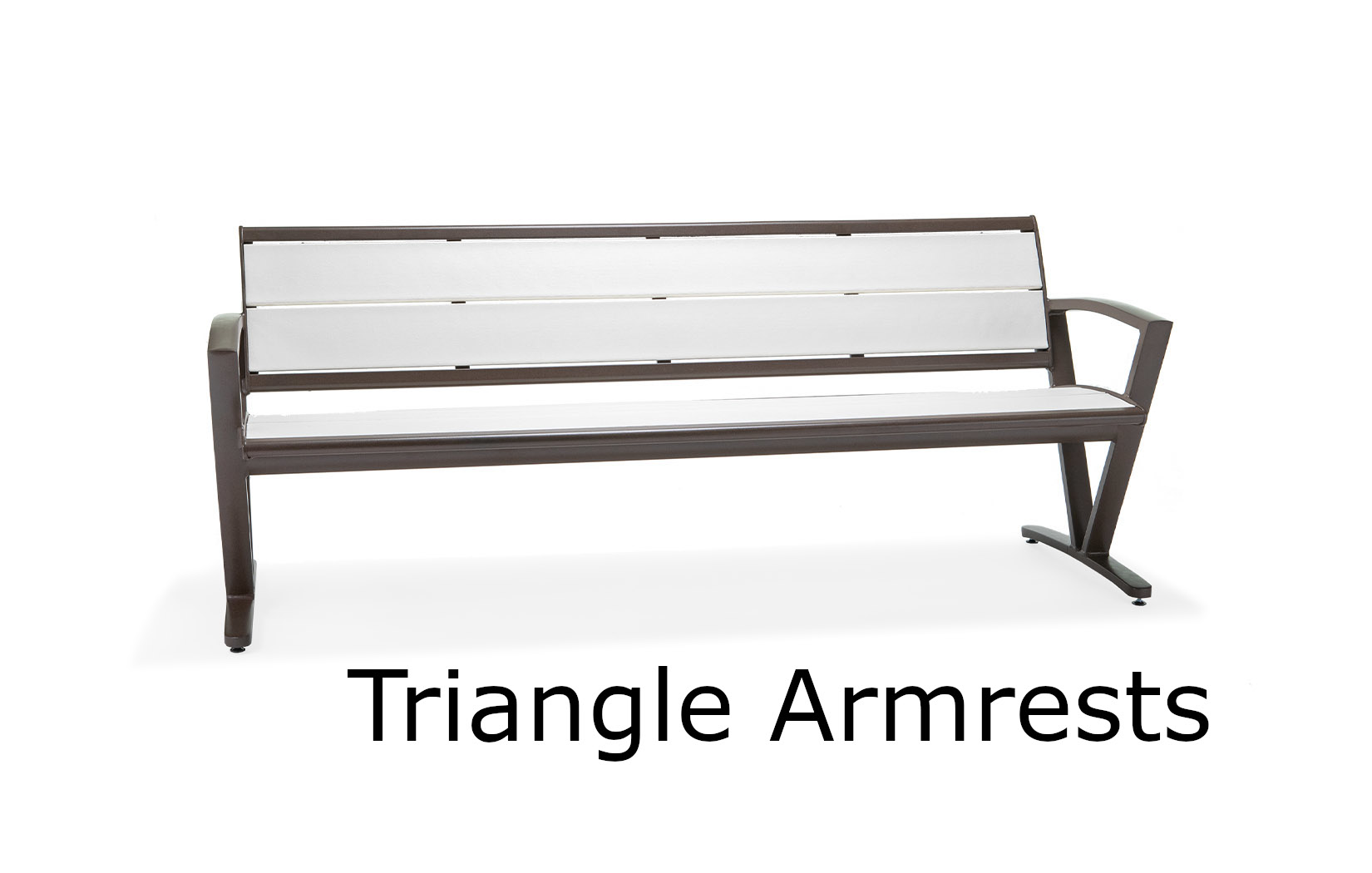 Seascape Collection Bench with Triangle Armrests