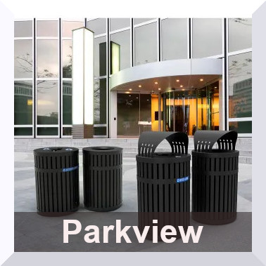 Parkview Collection Trash Receptacles