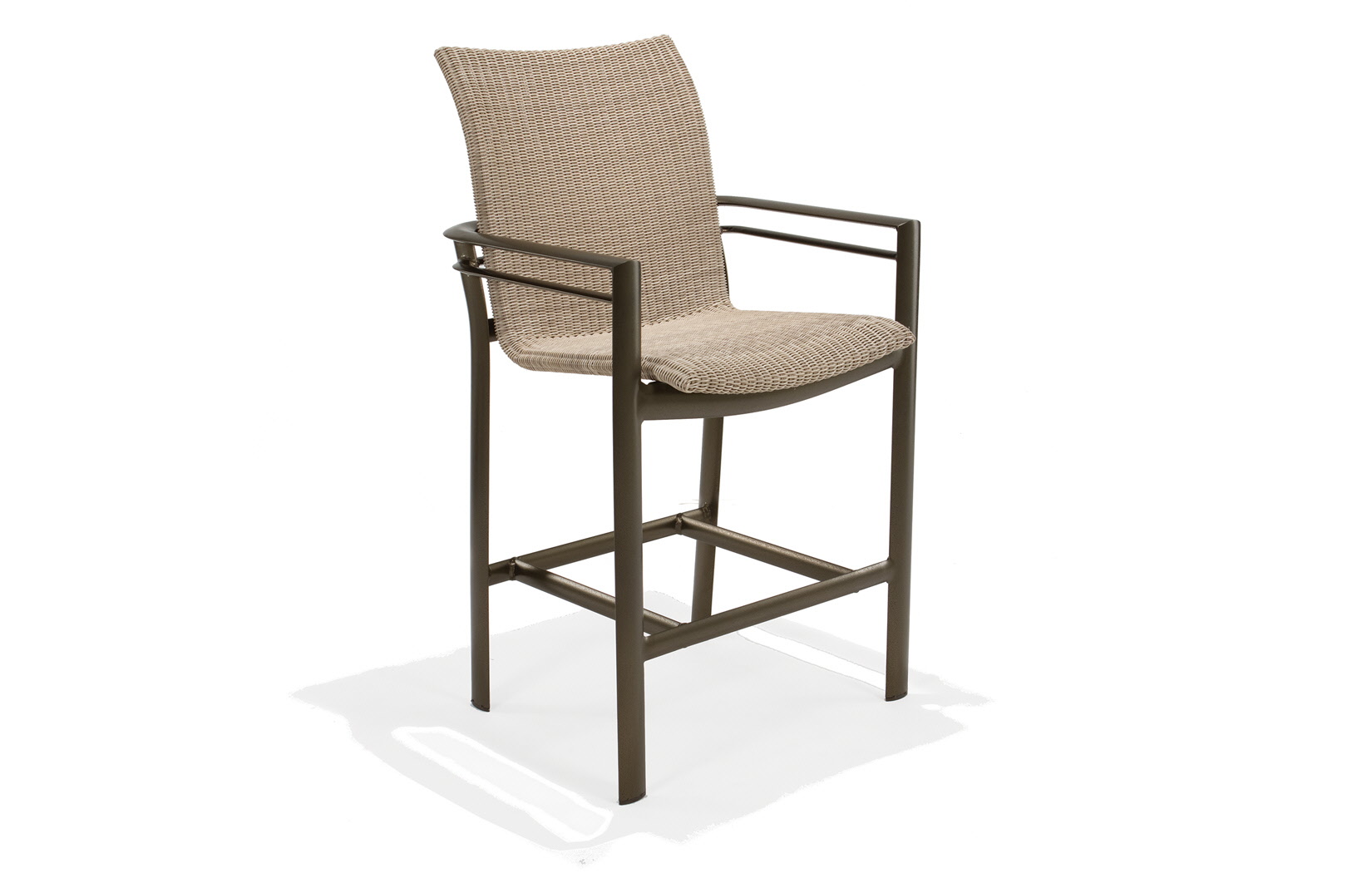Southern Cay Woven Collection Stationary Bar Stool by Texacraft