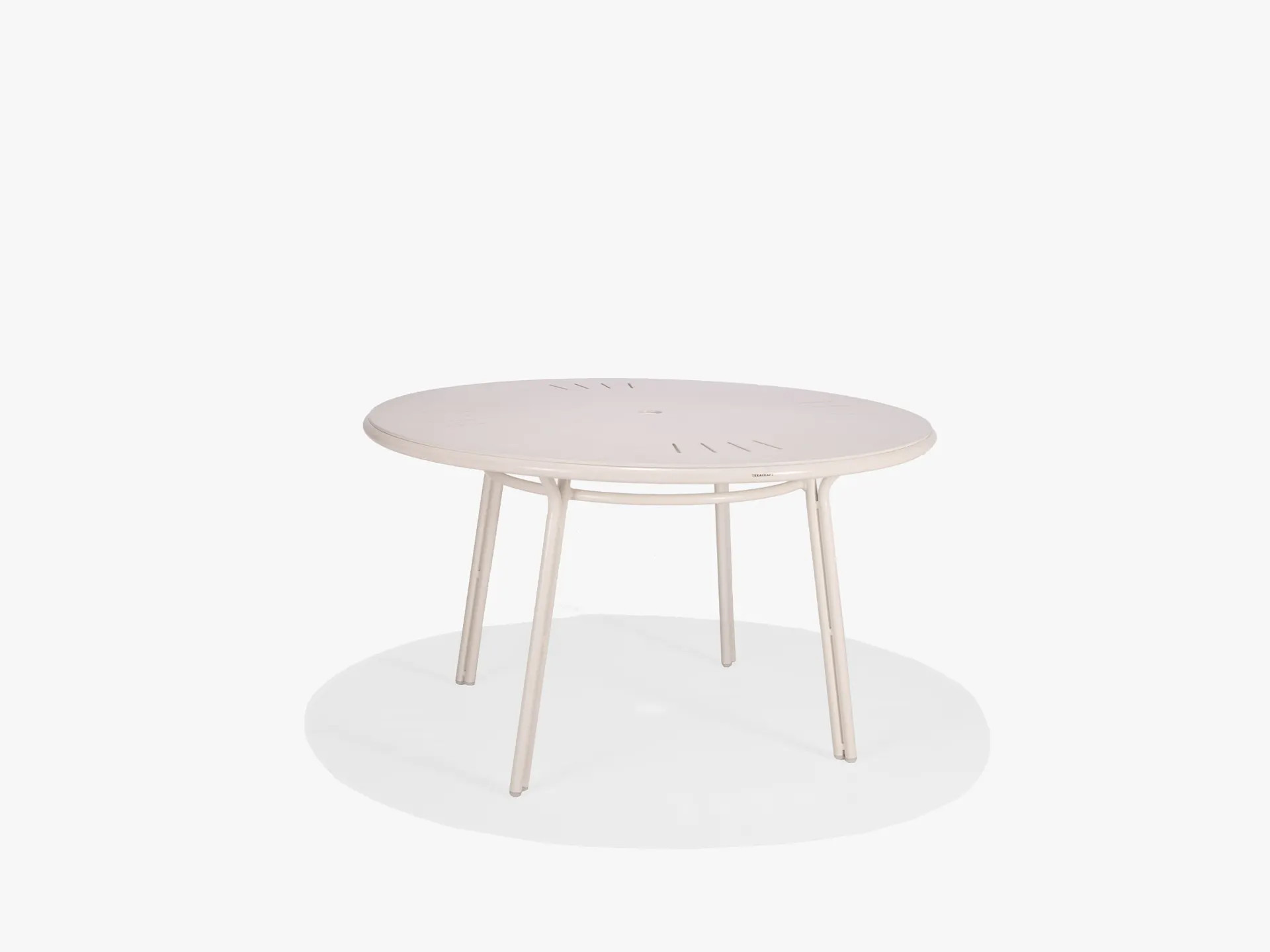 Modern Versatility: Texacraft Surf Collection 42-Inch Round Dining Table