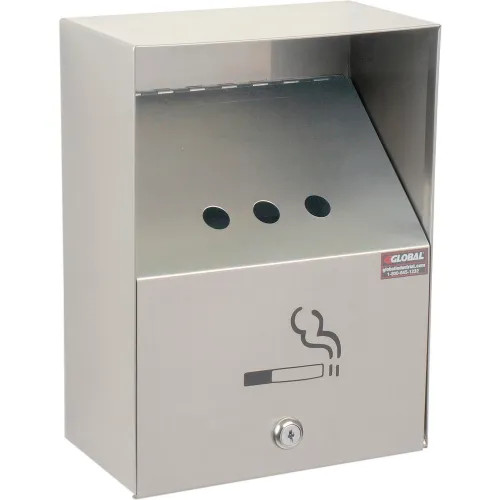 Clean, Compliant, and Space-Saving: The Global Industrial Stainless Steel Wall Mounted Outdoor Ashtray