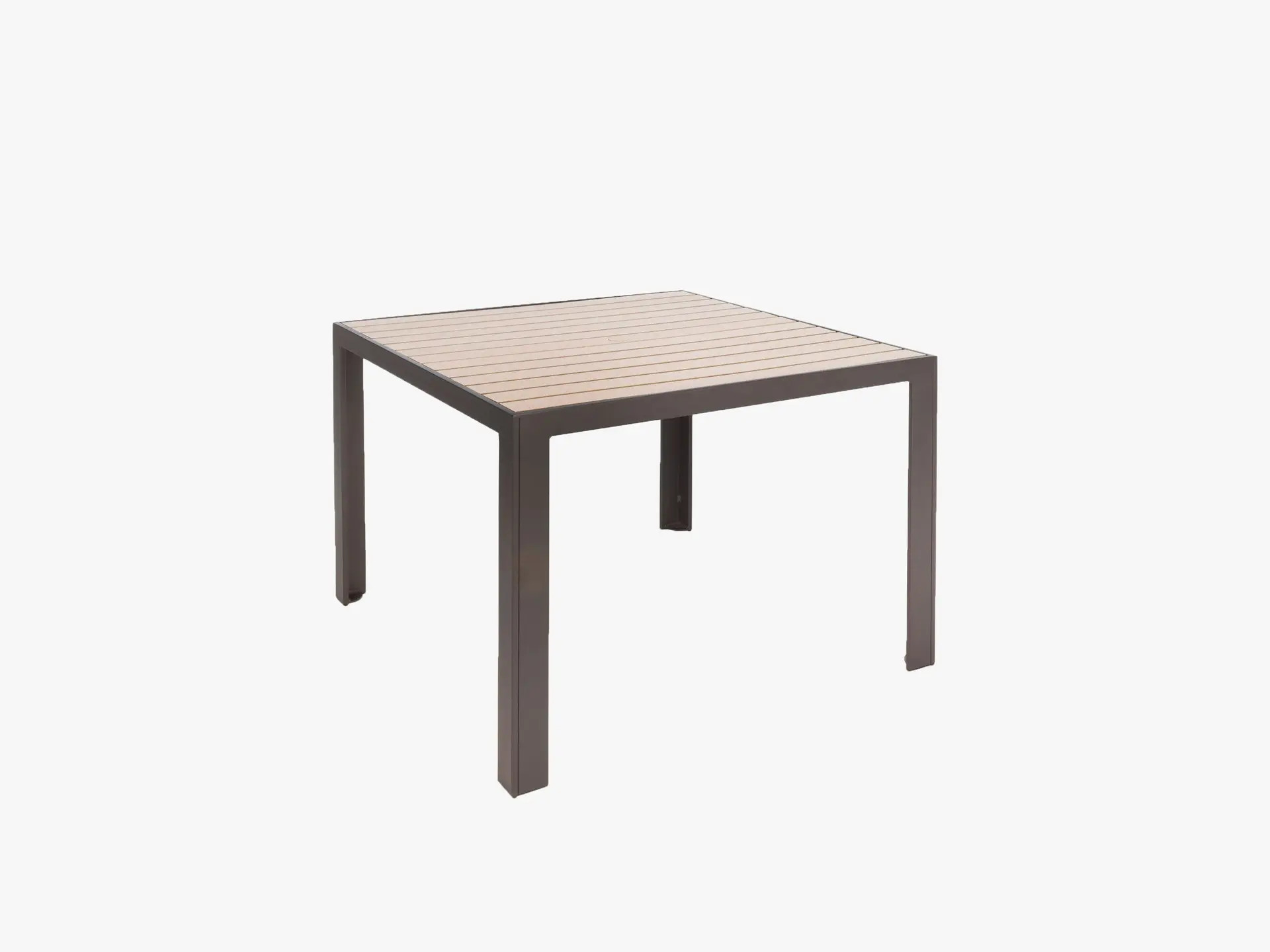Meza HDPE Collection 42 Inch Square Balcony Table by Texacraft