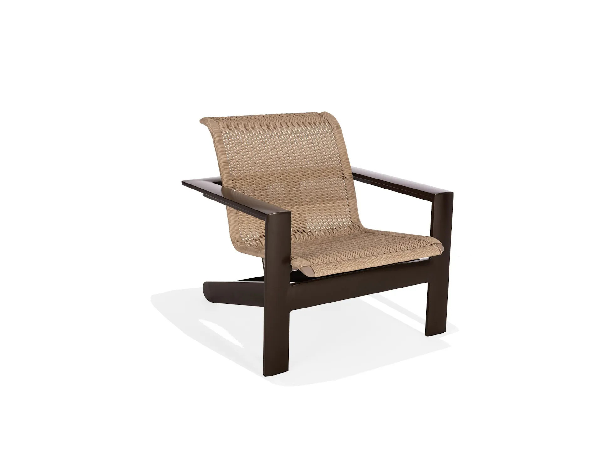 Mid-Height Adirondack Lounge Chair with Oyster Weave by Texacraft