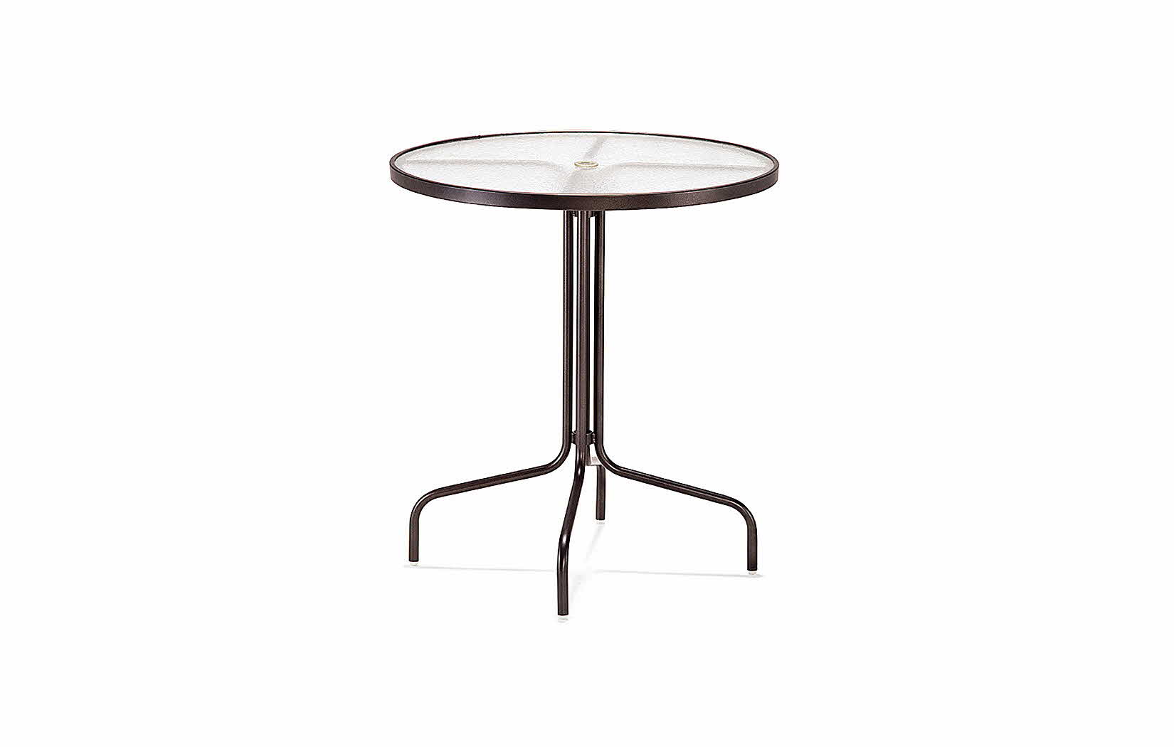 Acrylic Top 36 Inch Round Bar Height Table
