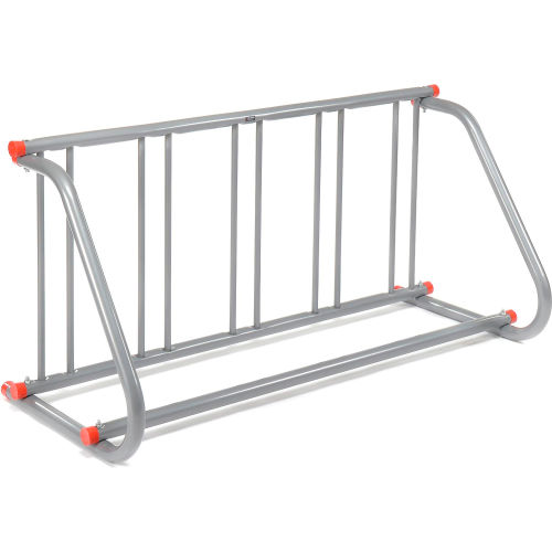 Single-Sided 5-Bike Grid Bike Rack