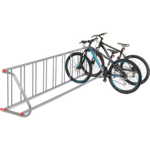 Global Industrial Single-Sided 9-Bike Grid Bike Rack