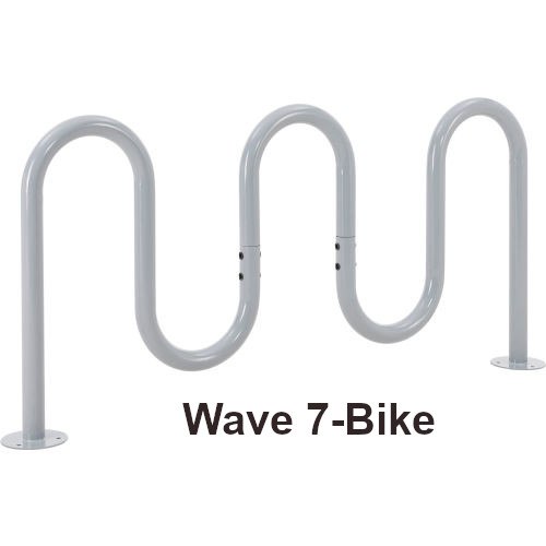 7-Bike Wave Bike Rack (Surface Mounted)