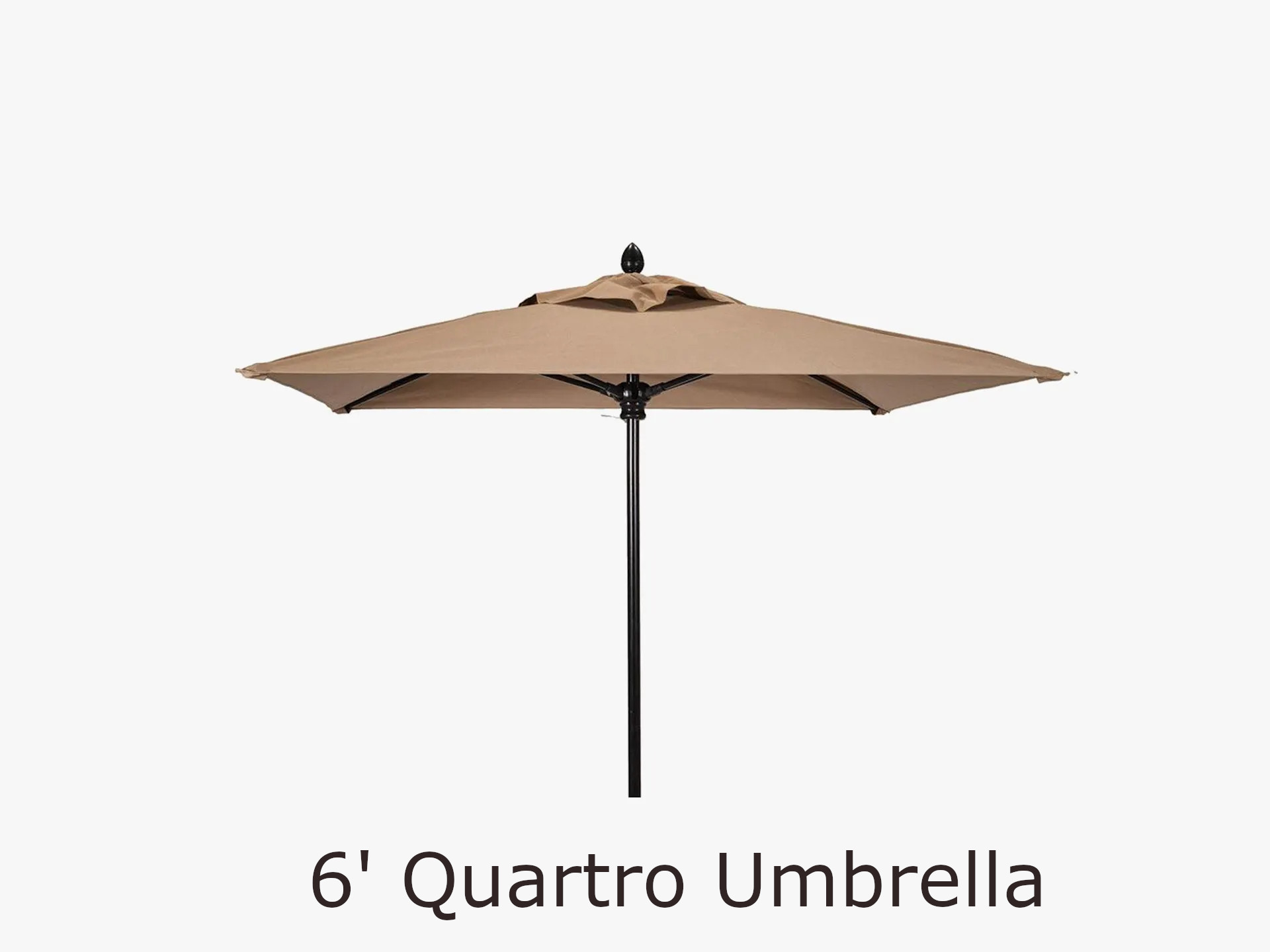 6' Quantro Square Market Umbrella