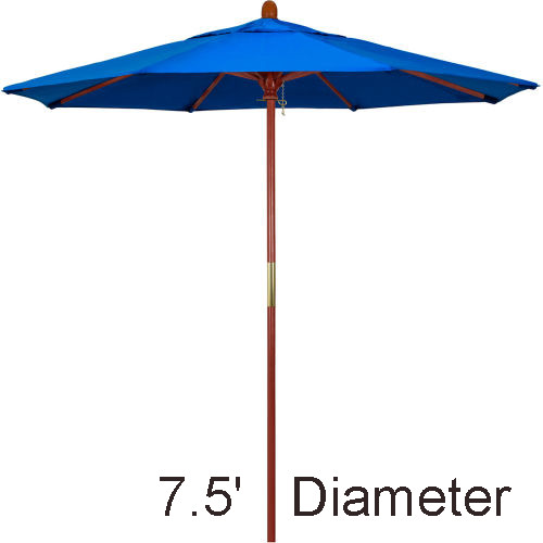 7.5' Olefin Fabric Outdoor Market Umbrella
