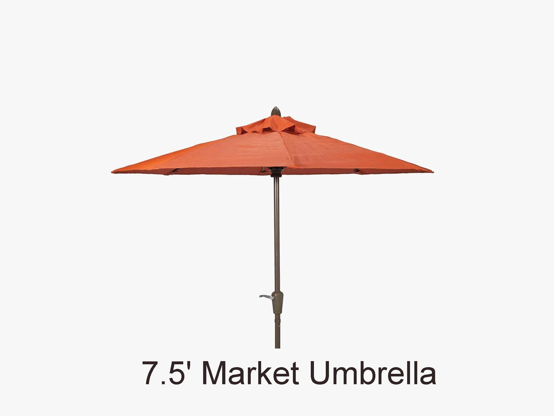 7.5 Market Umbrella with Manual Crank Lift