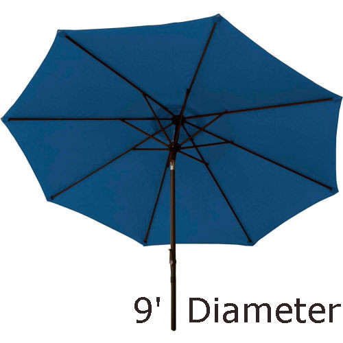 9' Polyester Fabric Outdoor Market Umbrella