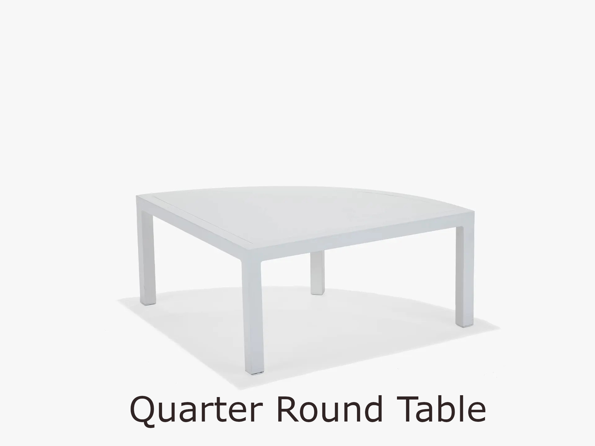 Array Modular Quarter Round Table