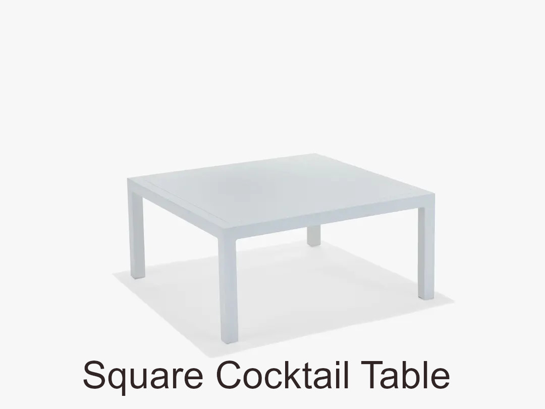 Array Modular Collection Square Cocktail Table