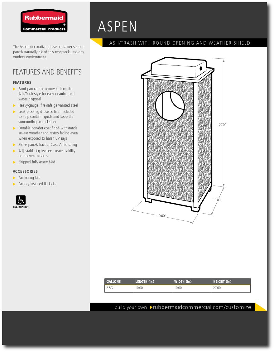 Aspen Series Spec Sheets