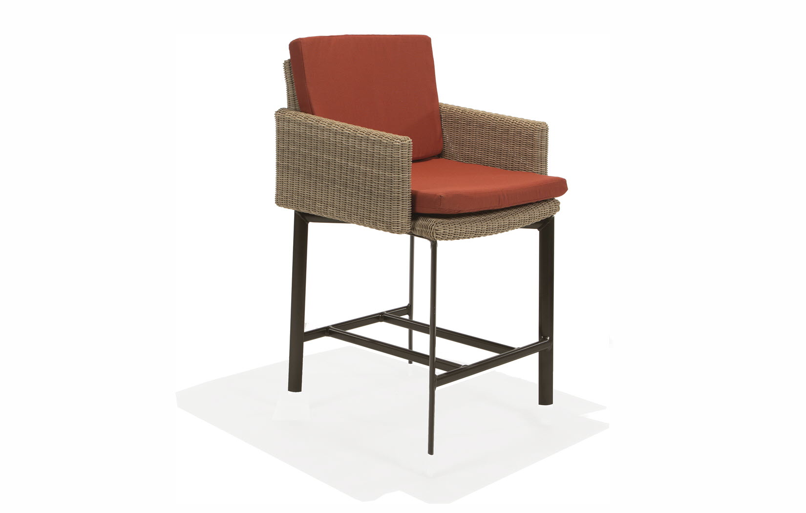 Elevated Style: The Coeur d'Alene Collection Balcony Stool with Arms by Texacraft